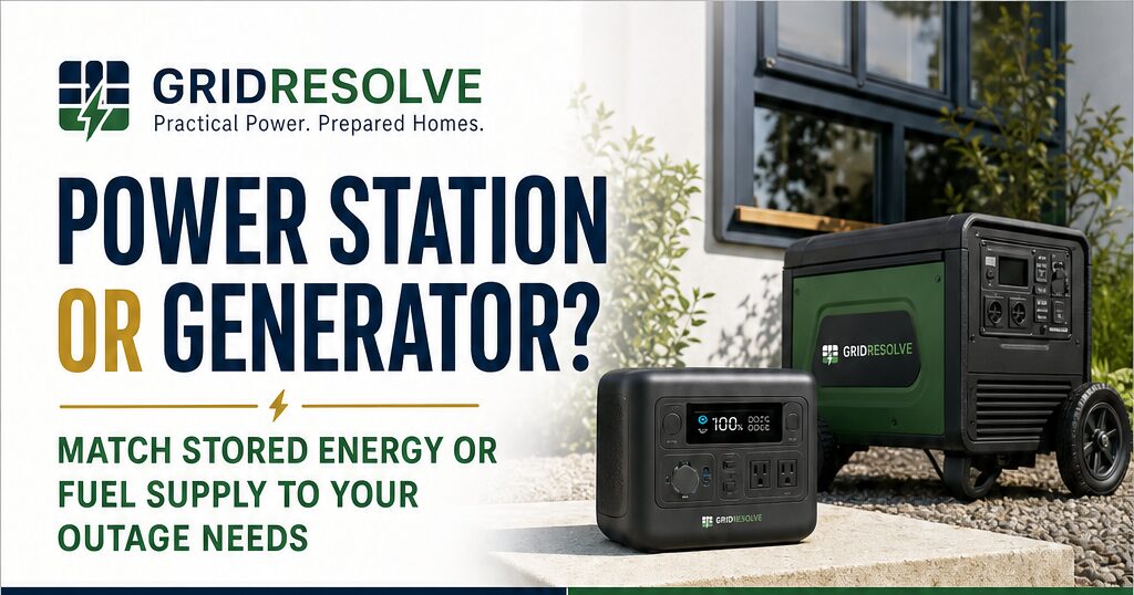 Portable Power Station vs Generator for Home Backup: Which Is Better?