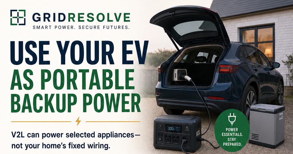 V2L in the UK: How to Use an Electric Car as Portable Backup Power